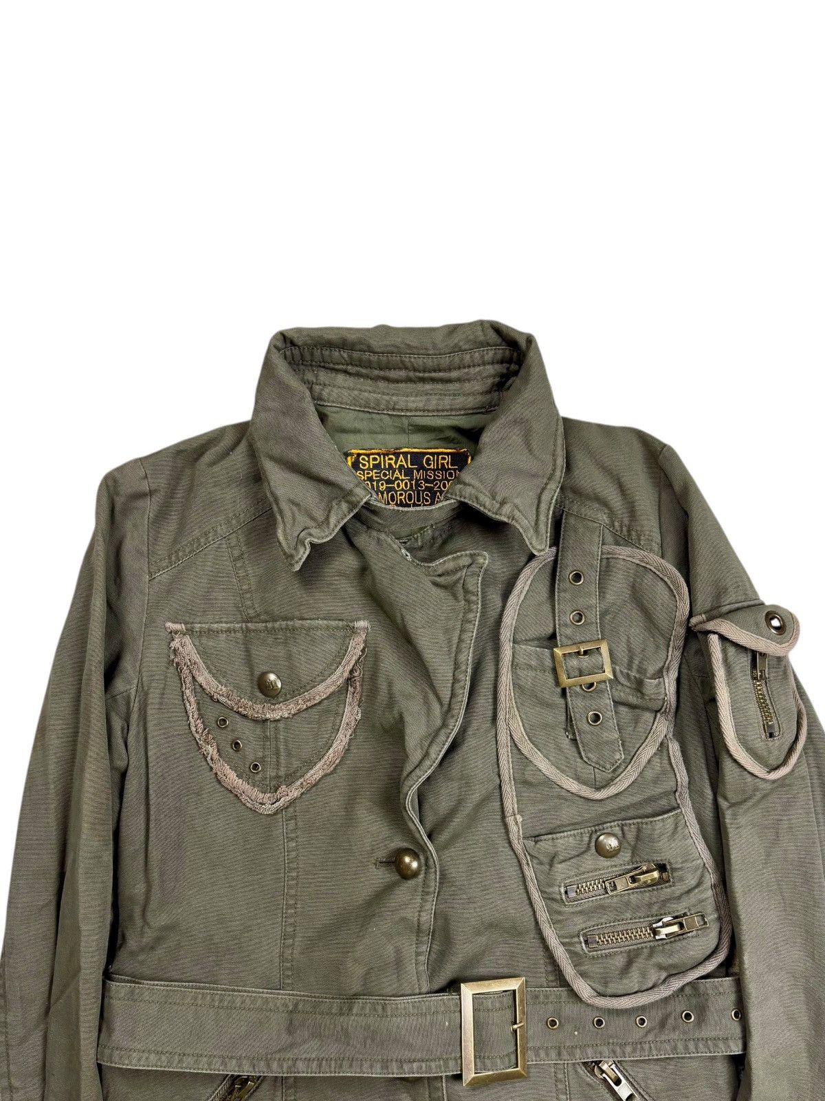 Le Grande Bleu (L.G.B.) 2003 Spiral Girl - Apocalypse Style Army Jacket Size US M / EU 48-50 / 2 - 9 Thumbnail
