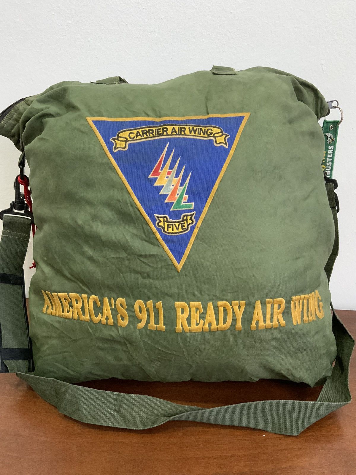 Vintage Vintage America 911 Air Wing Carrier 2 Way Sling Bag Size ONE SIZE - 6 Thumbnail