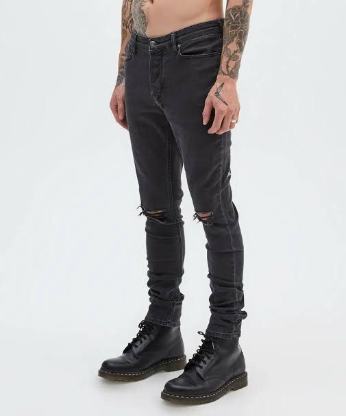 Ksubi van winkle trashed dusted black jeans Size US 32 / EU 48 - 1 Thumbnail