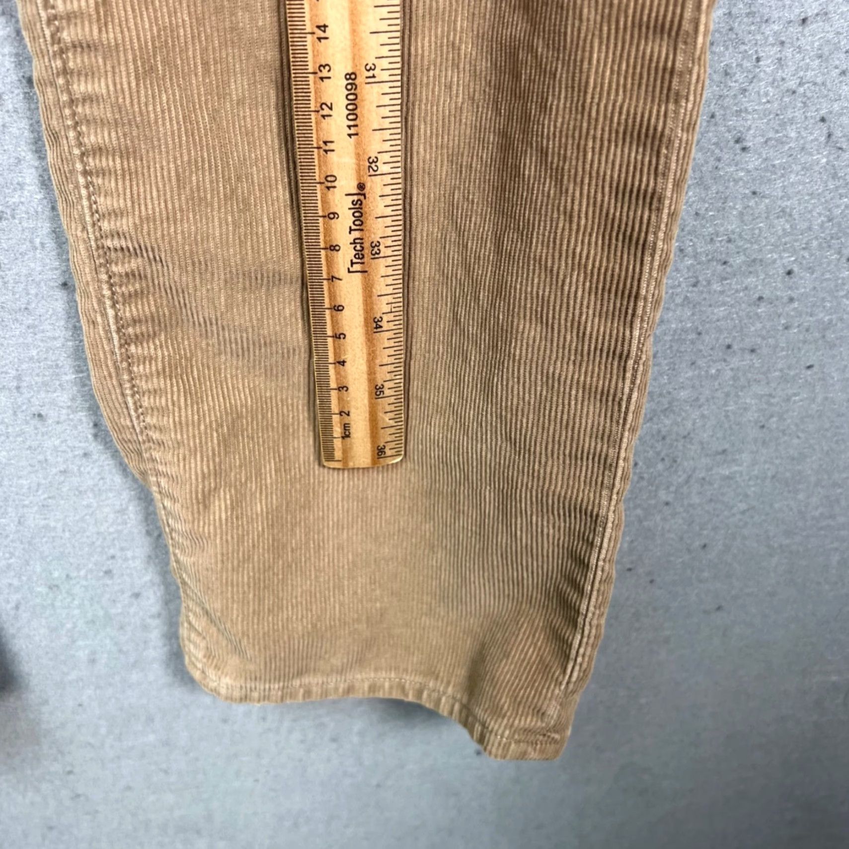 J.Crew J.CREW 484 Mens Pants 31 x 32 Slim Fit Corduroy Beige Cotton Shirt? Size US 31 - 6 Thumbnail