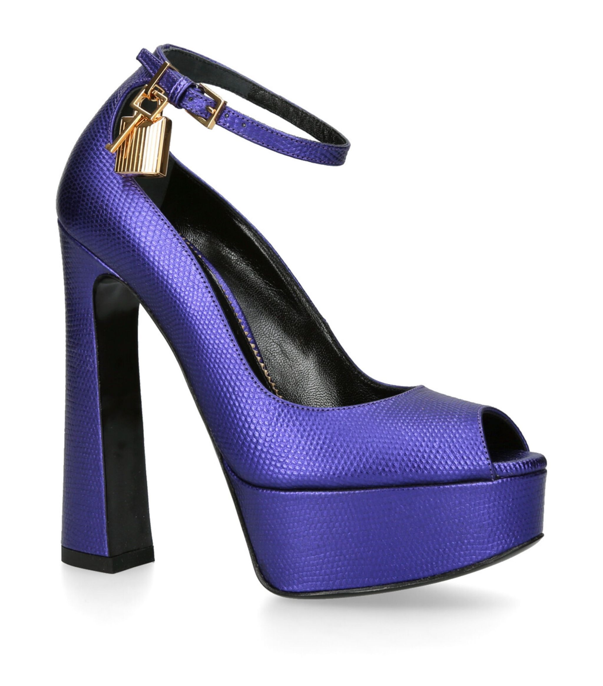 Tom Ford o1loc1c0924 W3112 Platform Pumps in Blue Size US 11 / IT 41 - 3 Thumbnail