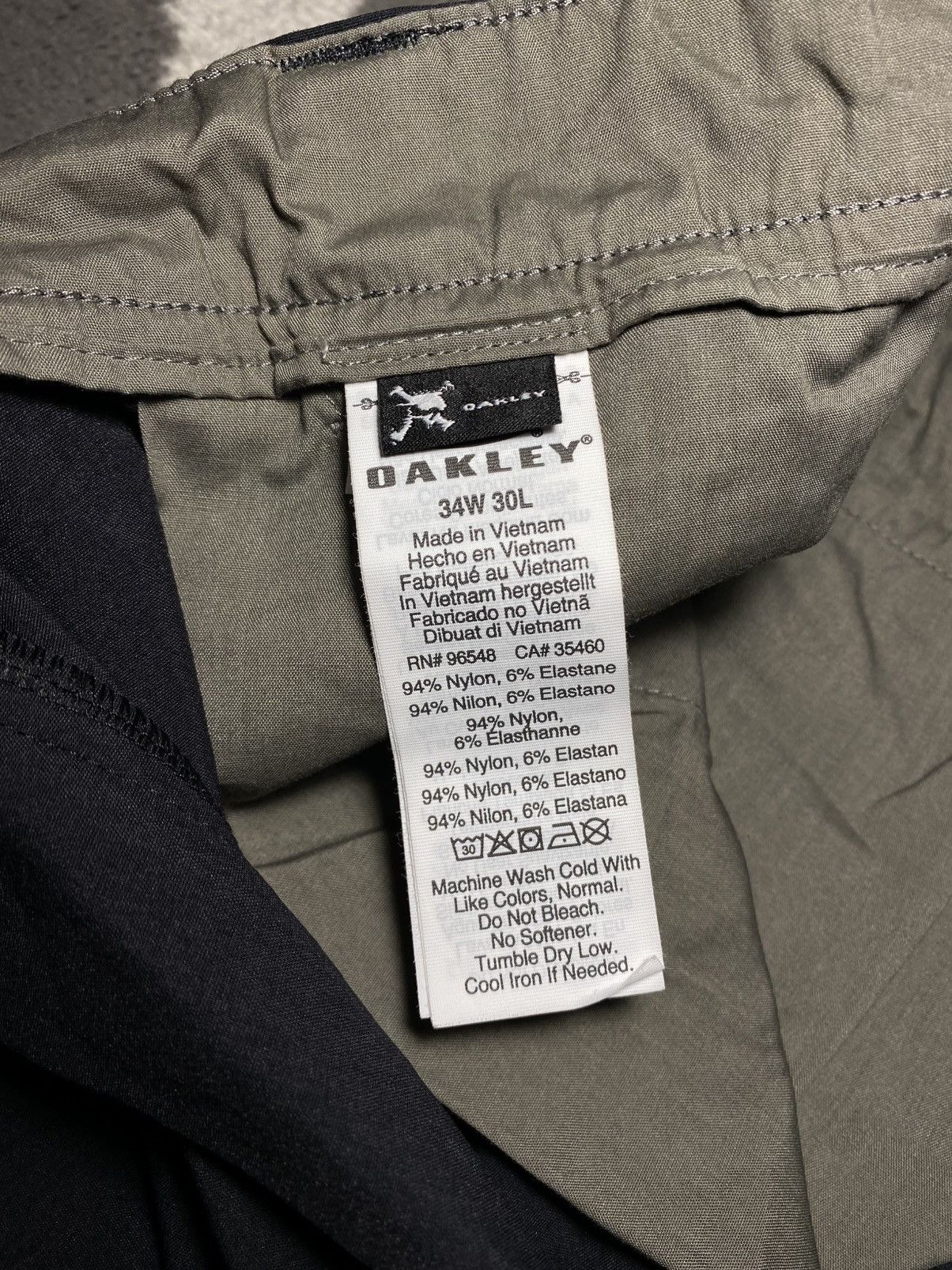 Oakley × Vintage Oakley Nylon Straight Fit Classic Logo Pants Trousers Black Size US 34 / EU 50 - 14 Thumbnail