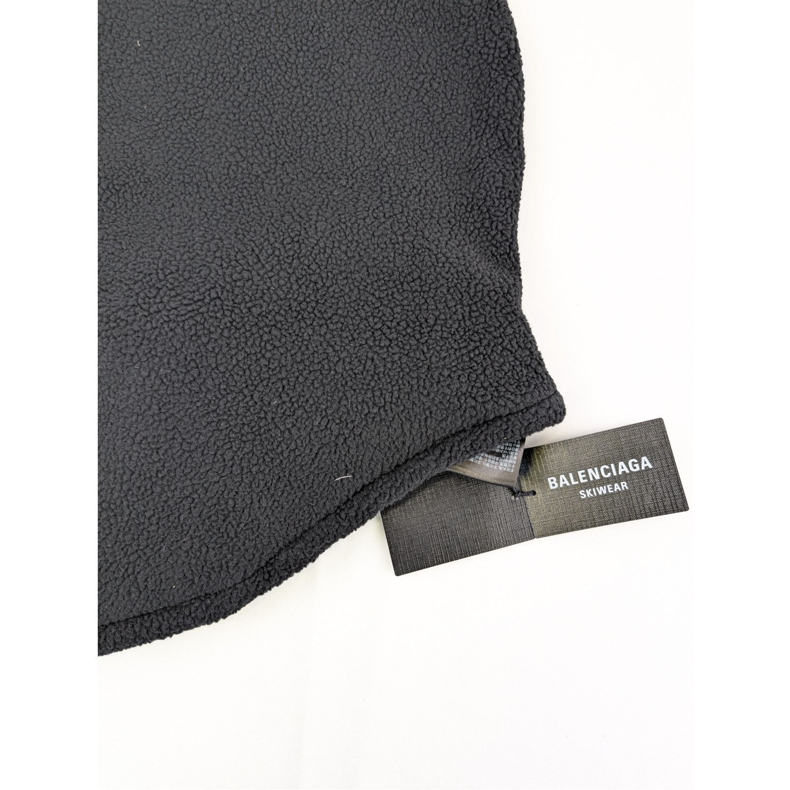 Balenciaga o1rshd1 Size: OS / Brushed Fleece Ski Fake Fur Hood in Black Size ONE SIZE - 6 Thumbnail