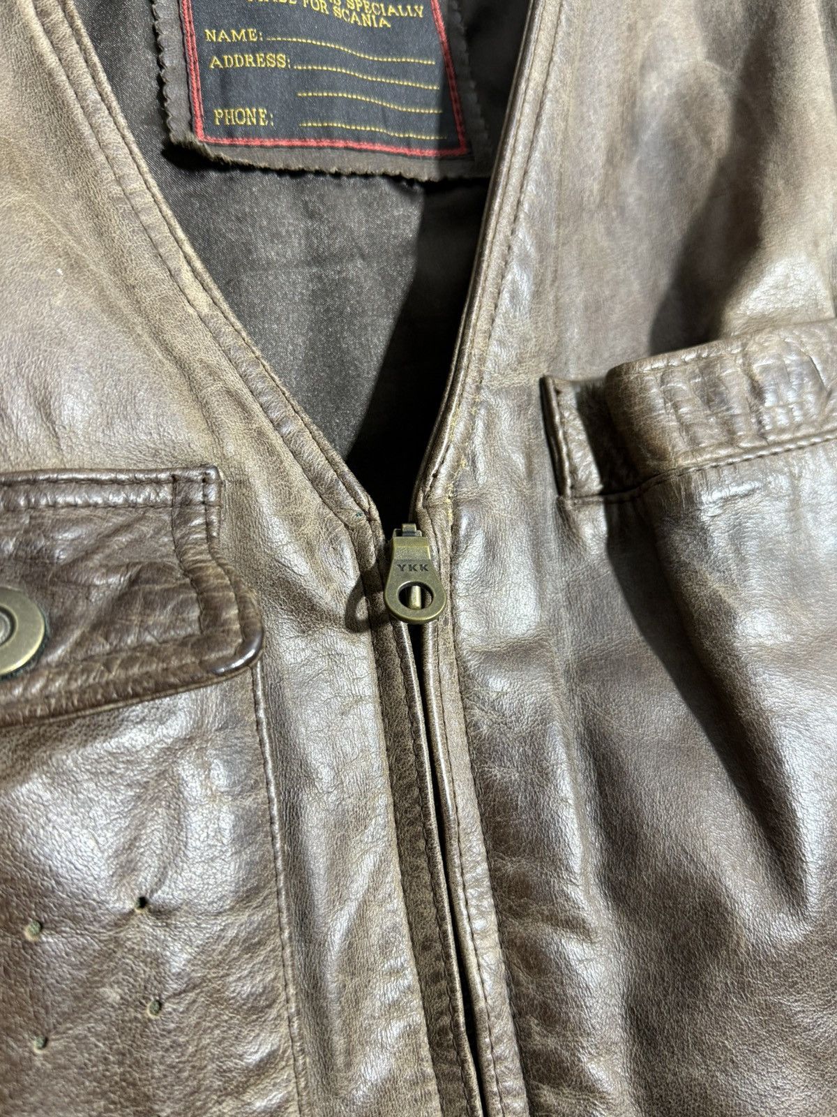 Other Vintsge Scania leather vest size M Size US M / EU 48-50 / 2 - 9 Thumbnail