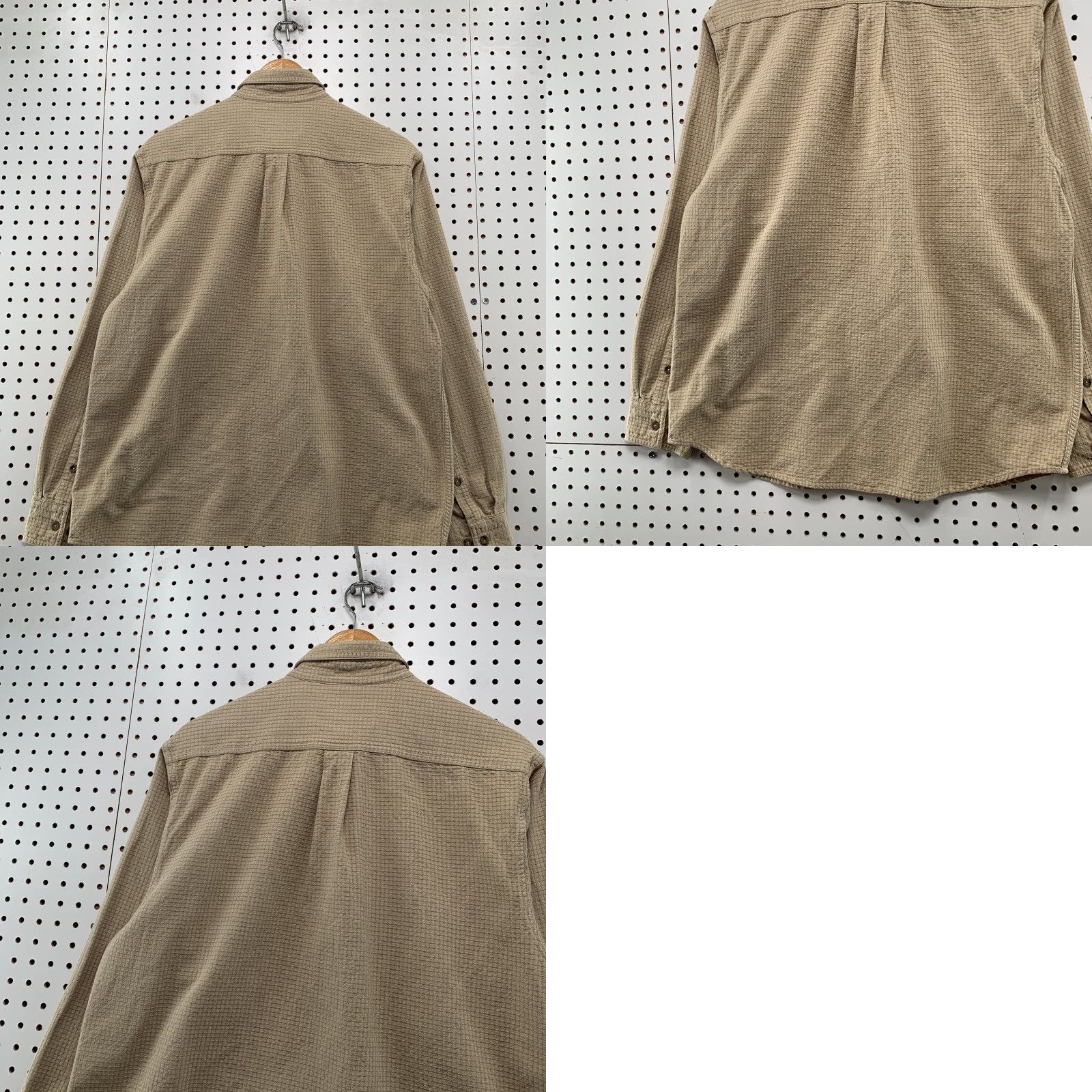 Vintage VINTAGE Northeast Outfitters Button Shirt Mens M Beige Waffle Knit Button-Up Casual Knit Size US M / EU 48-50 / 2 - 9 Thumbnail