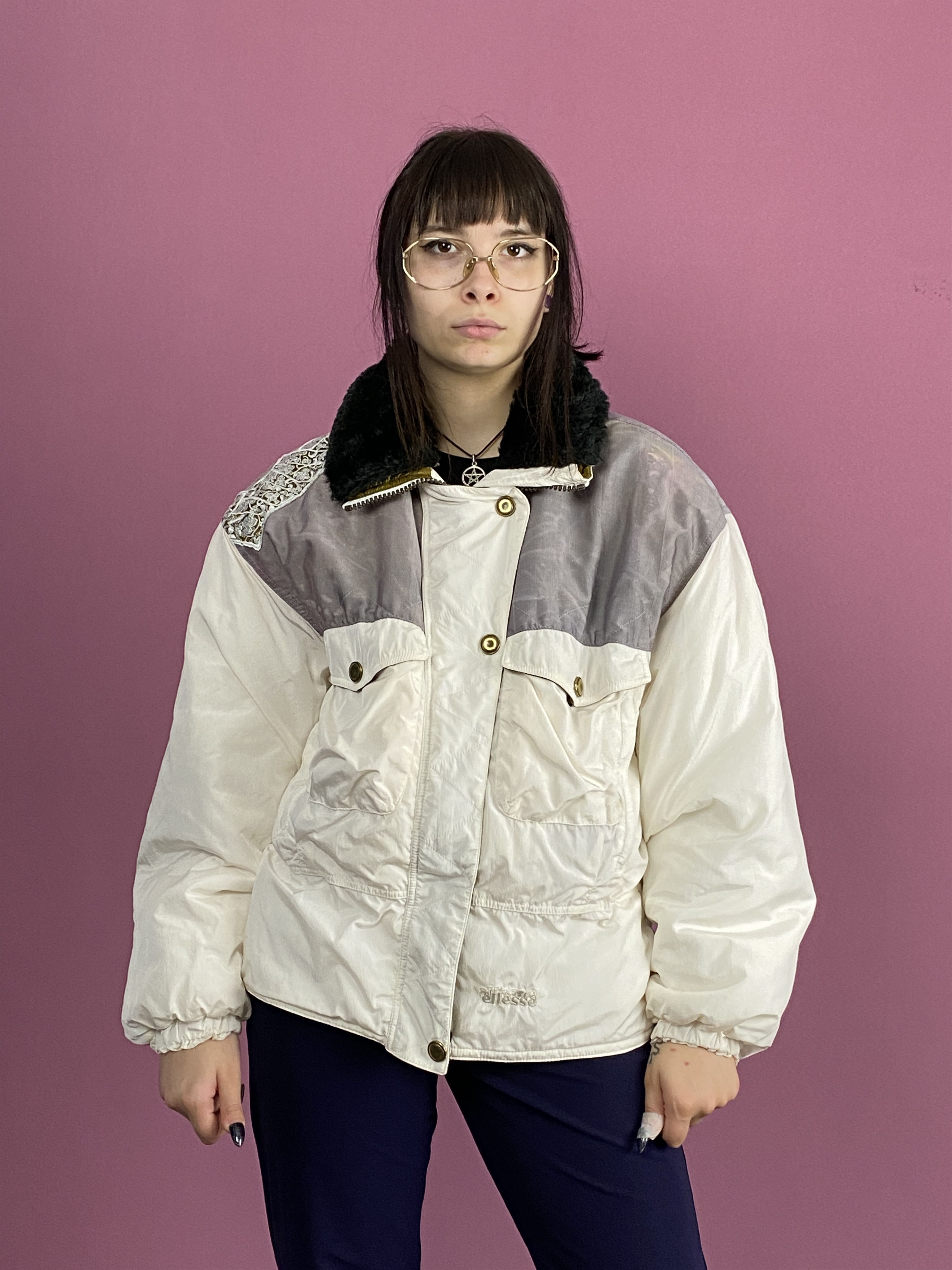 Ellesse × Vintage 90s Ellesse Vintage Women's Ski Jacket - L Size L / US 10 / IT 46 - 1 Thumbnail