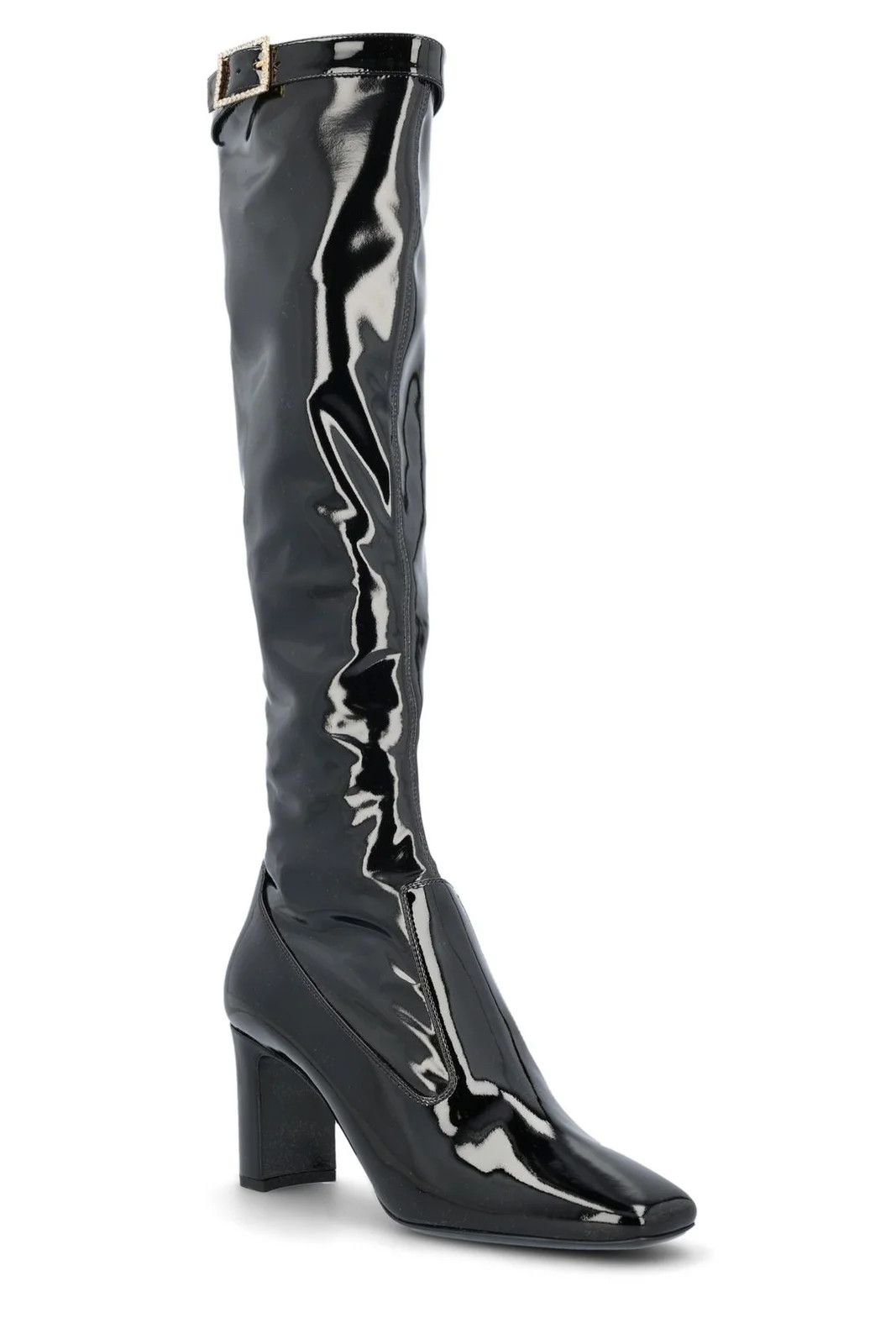 Saint Laurent Paris o1bcso1str1124 Elle 70 B Vin Boots in Nero Size US 6.5 / IT 36.5 - 2 Thumbnail