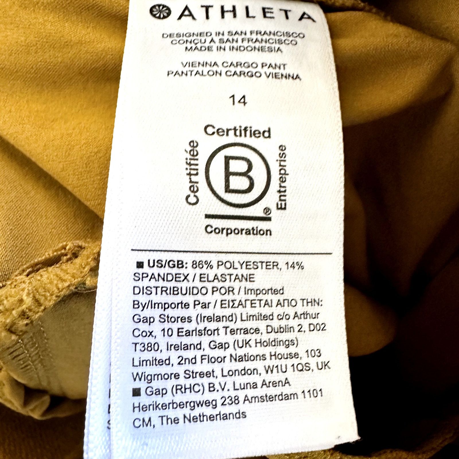 Athleta Athleta Vienna Cargo Pants Wrinkle Resistant Straight Brown Size 36" / US 14 / IT 50 - 4 Thumbnail