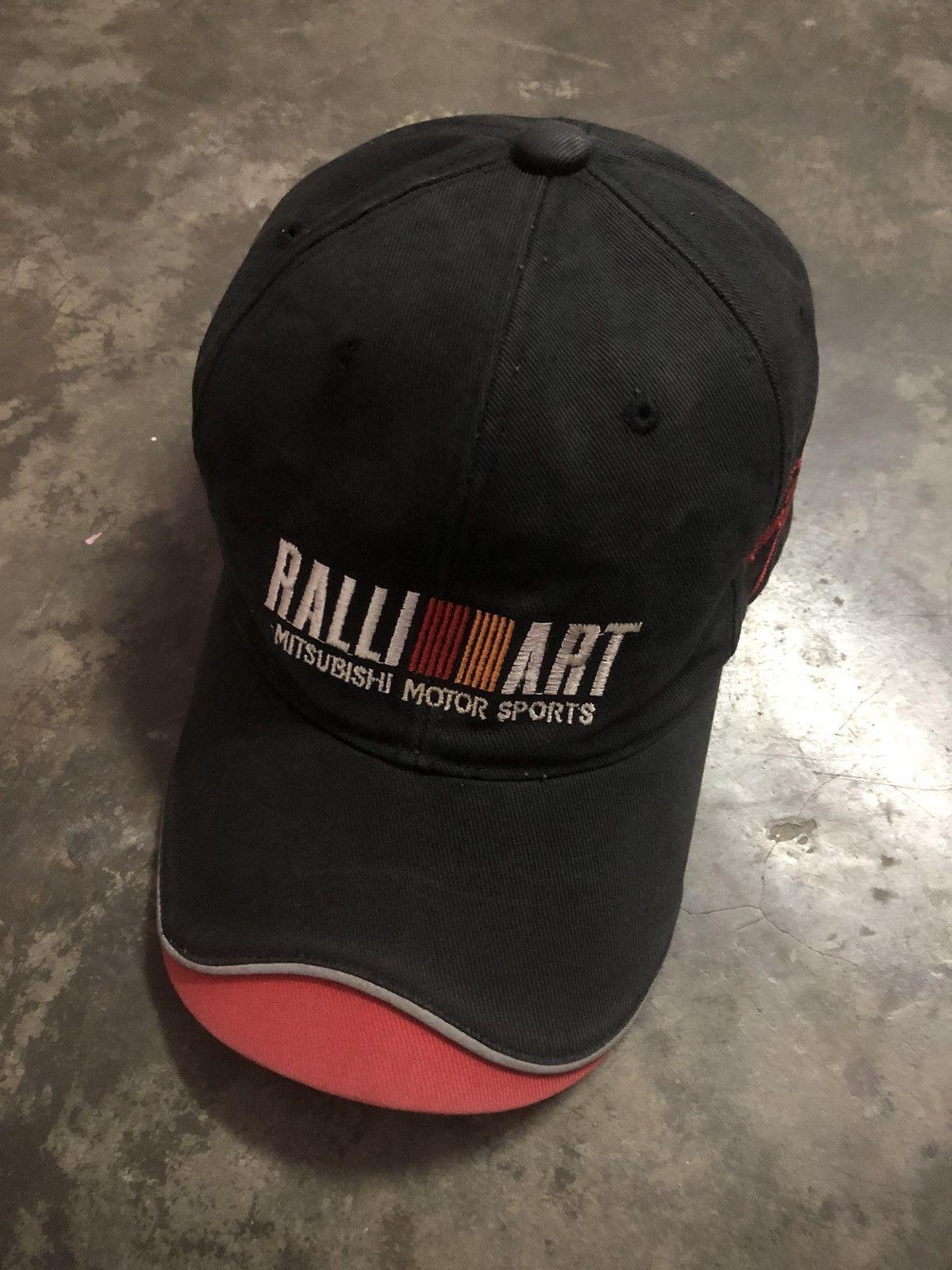 Japanese Brand × Vintage Vintage Ralli Art Mitsubishi Motors sports Cap Size ONE SIZE - 1 Thumbnail