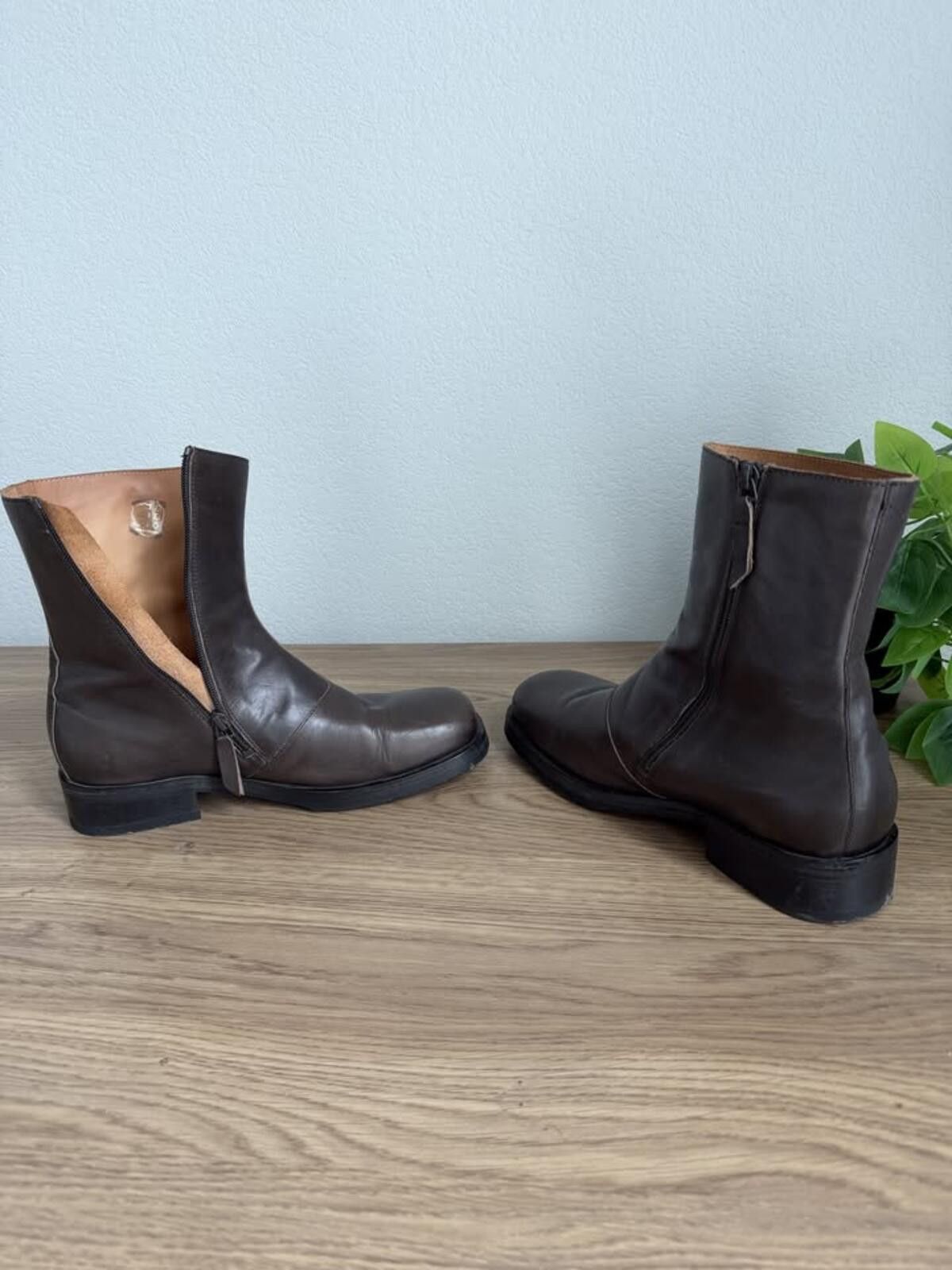 Our Legacy Our Legacy Brown Leather Boots Size ONE SIZE - 6 Thumbnail