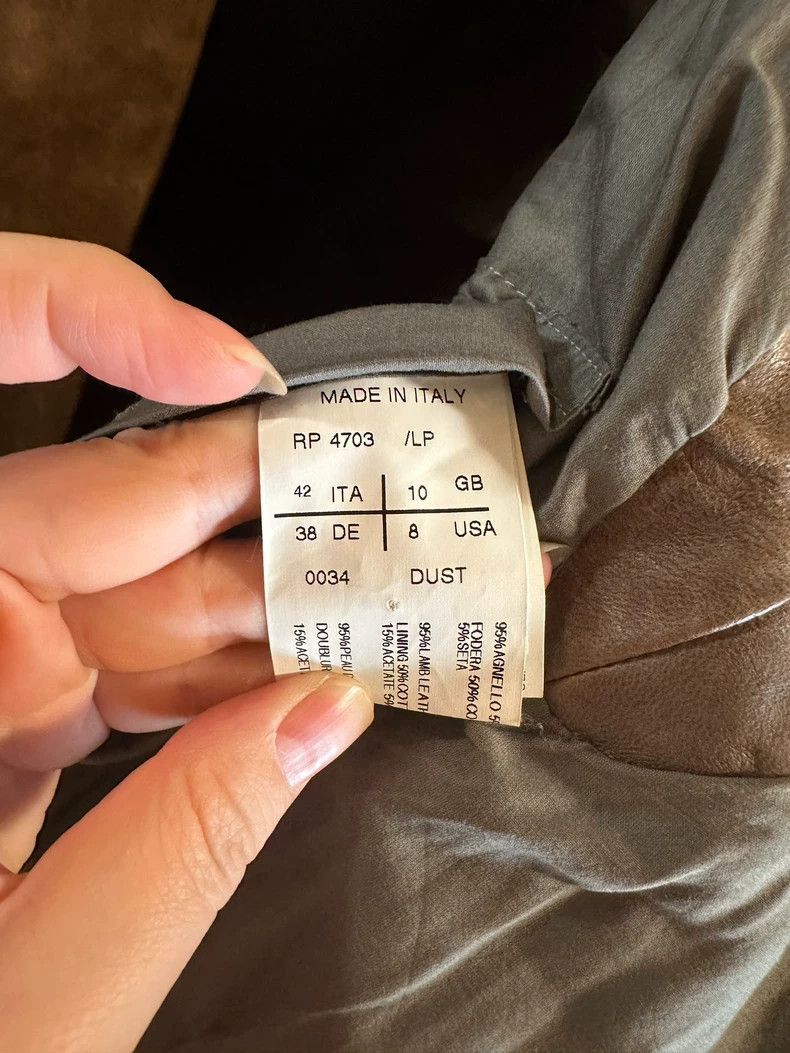 Rick Owens Sheepskin Leather Jacket-2505