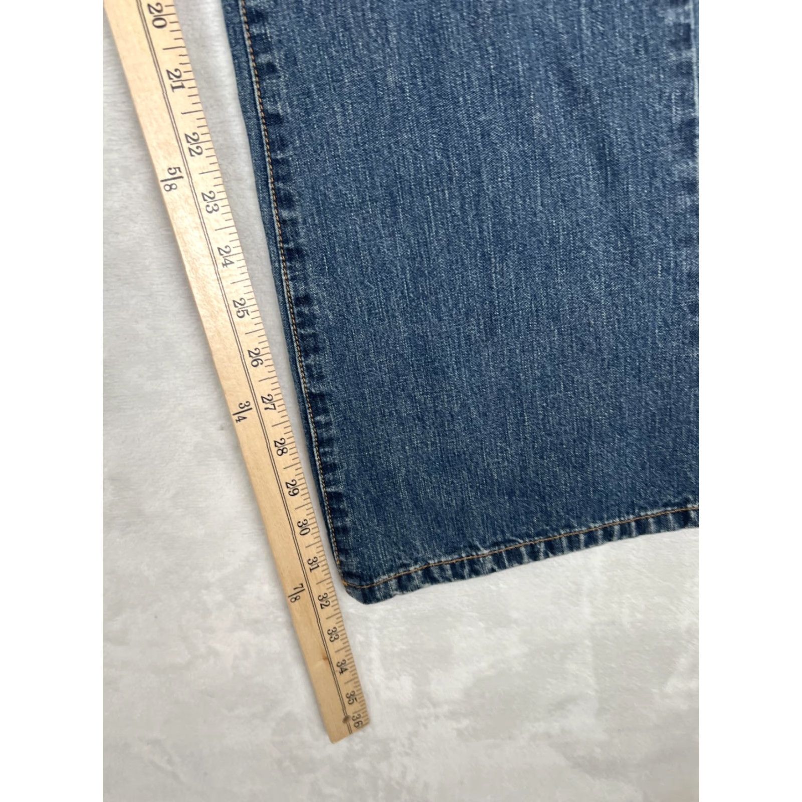 Abercrombie & Fitch VINTAGE Abercrombie & Fitch Bootcut Jeans Womens 10 Blue Medium Wash Denim Y2K Size 32" / US 10 / IT 46 - 2 Thumbnail