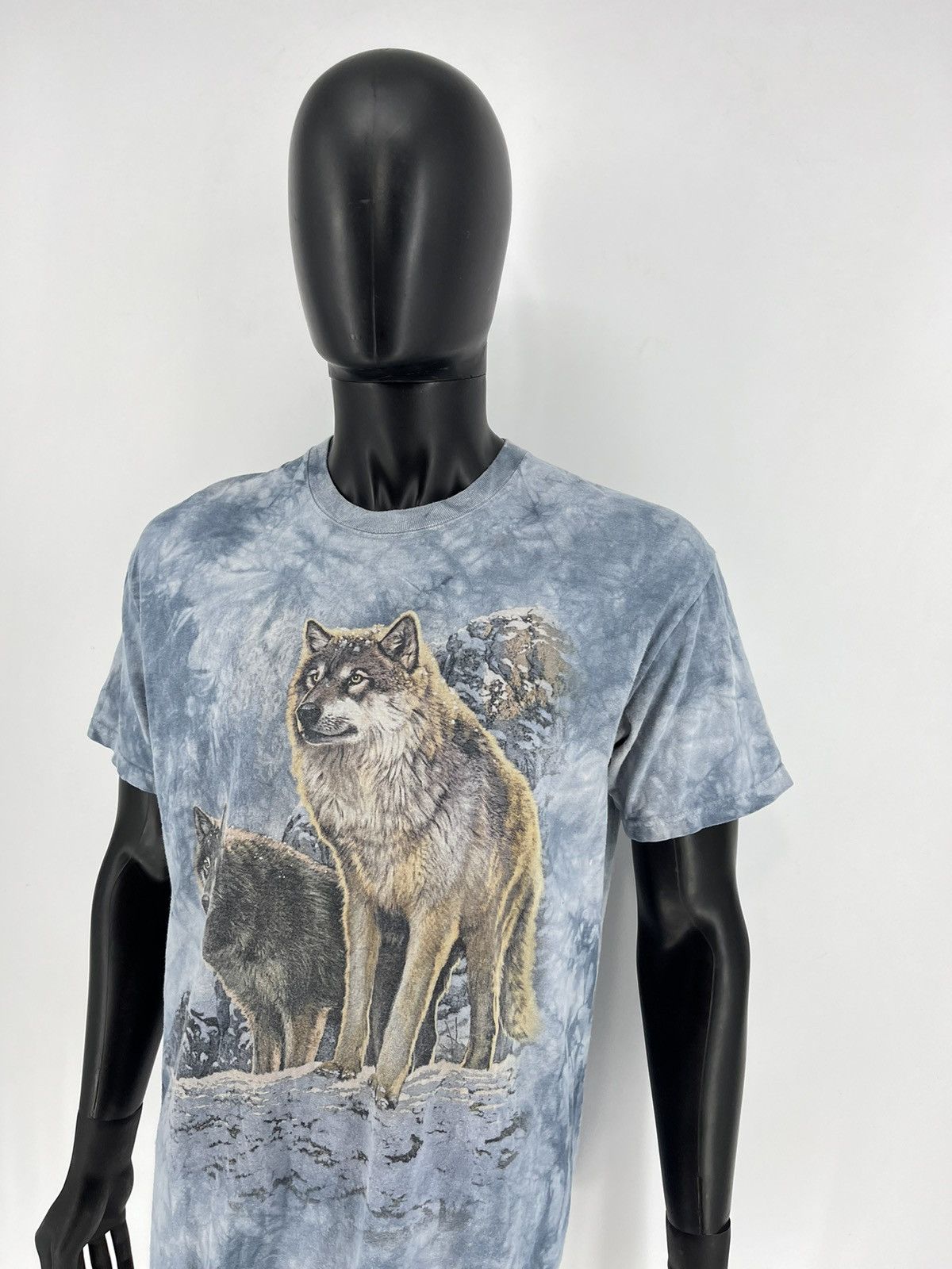 The Mountain × Vintage Vintage Y2K The Mountain Wolf Face Size S T-Shirt Size US L / EU 52-54 / 3 - 4 Thumbnail