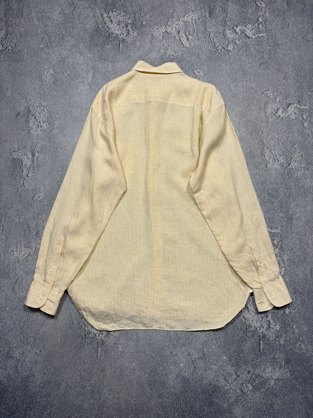 Ermenegildo Zegna Ermenegildo Zegna Linen Shirt 00s Size US XL / EU 56 / 4 - 2 Thumbnail