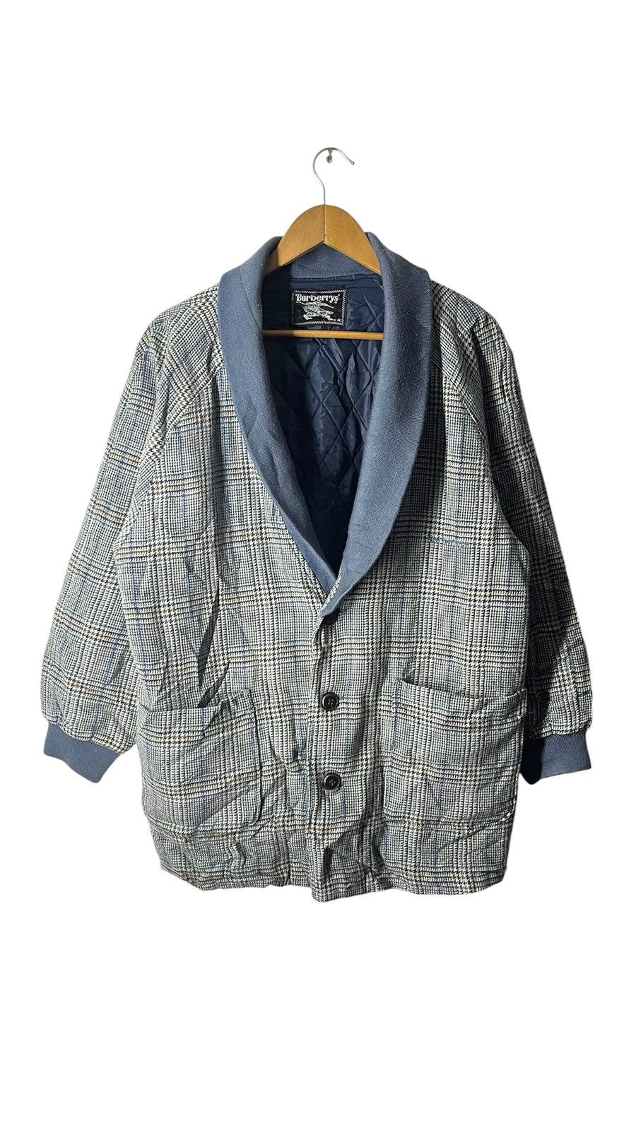 Burberry VINTAGE BURBERRY WOOL JACKET Size US L / EU 52-54 / 3 - 1 Thumbnail