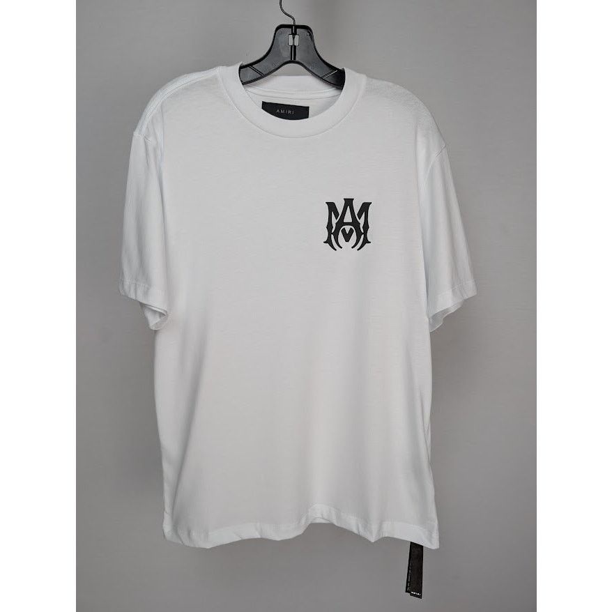 Amiri o1rshd1 MA Logo Tee T-Shirt in White Size US S / EU 44-46 / 1 - 1 Thumbnail