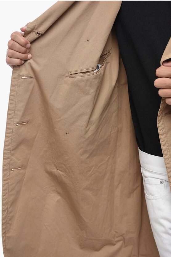 Maison Margiela o1y1124 Multi Pocket Cotton Trench Double Breasted Coat Size US S / EU 44-46 / 1 - 5 Thumbnail