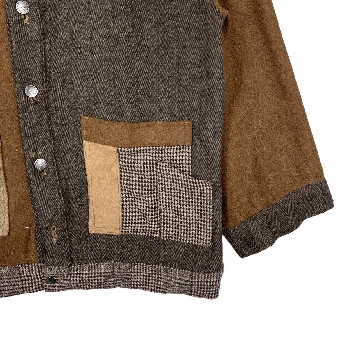 Japanese Brand 🔥 RIVET & SURGE PATCHWORK LESS COLAR Size US M / EU 48-50 / 2 - 5 Thumbnail