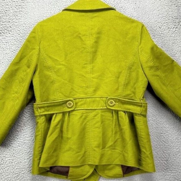 Vintage L.L. Bean Jacket Women PS Green Button Front Belted Pocket Short Coat Casual Outdoors Mens Girls? Size S / US 4 / IT 40 - 4 Thumbnail