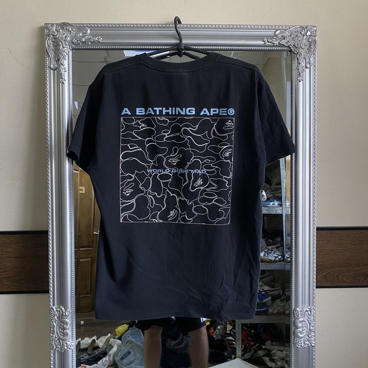 Bape Bape T-Shirt Big logo Camo Size US M / EU 48-50 / 2 - 1 Thumbnail