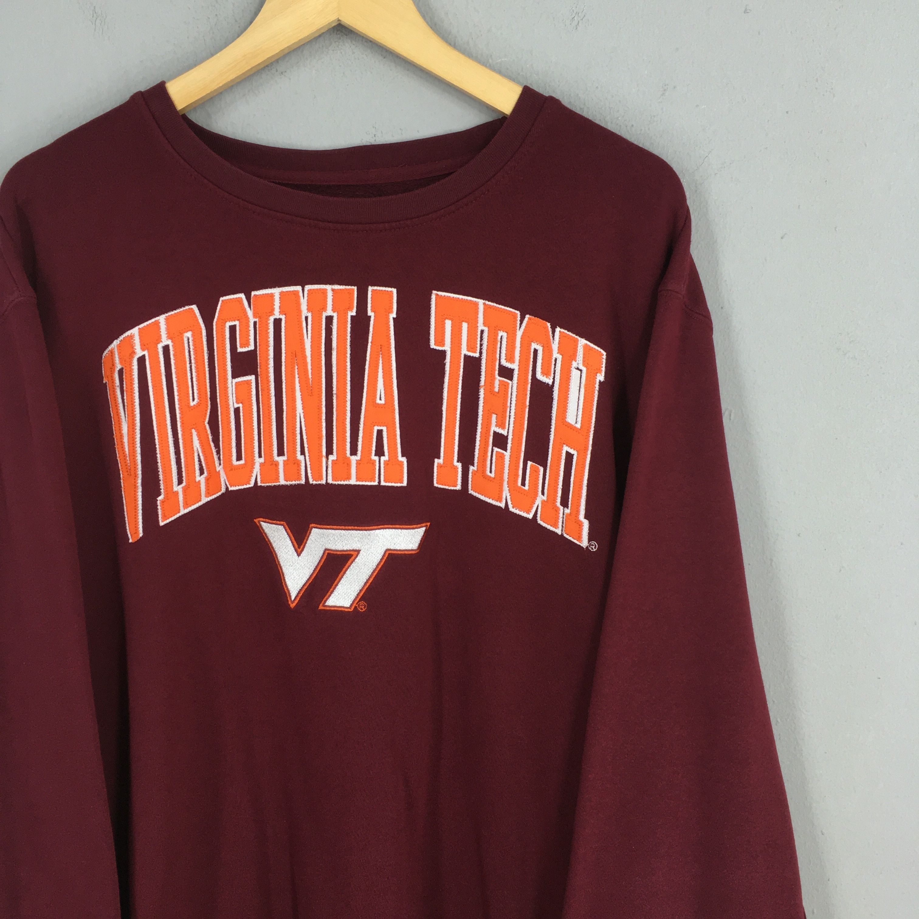 J. America × NCAA Vintage Virginia Tech NCAA Hokies Sweatshirt 2XLarge Size US XXL / EU 58 / 5 - 2 Thumbnail