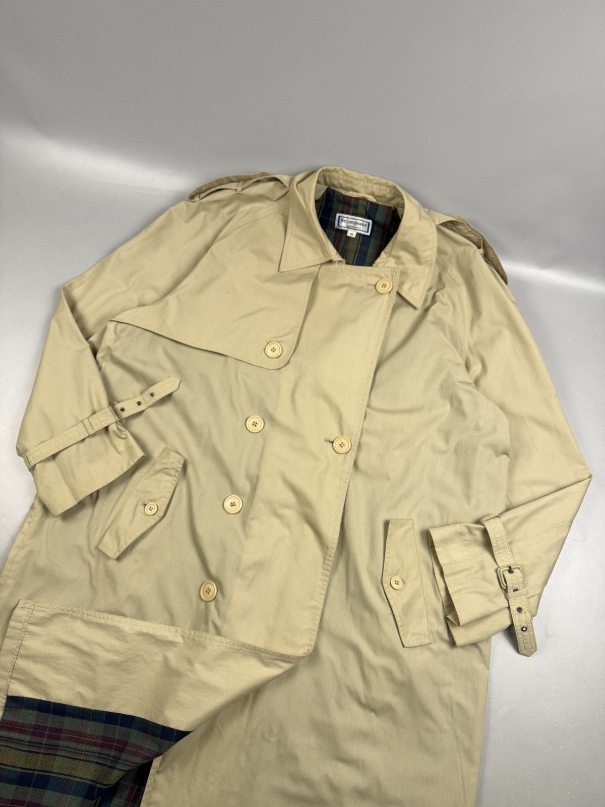 Yves Saint Laurent Yves saint lauren trench coat beige luxury vintage size XL Size US XL / EU 56 / 4 - 5 Thumbnail