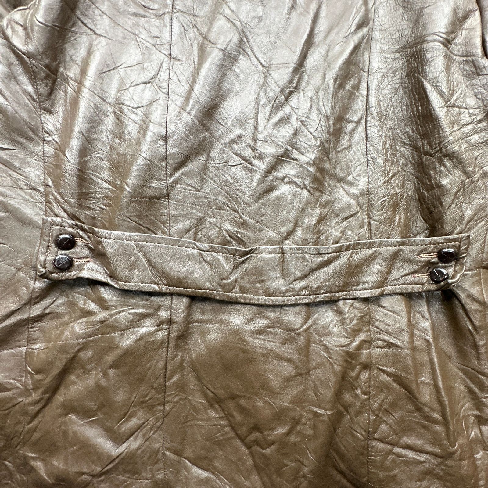 Other Vintage 70s Grais Cabretta Leather Coat Jacket Mens 40 M Size US M / EU 48-50 / 2 - 10 Thumbnail