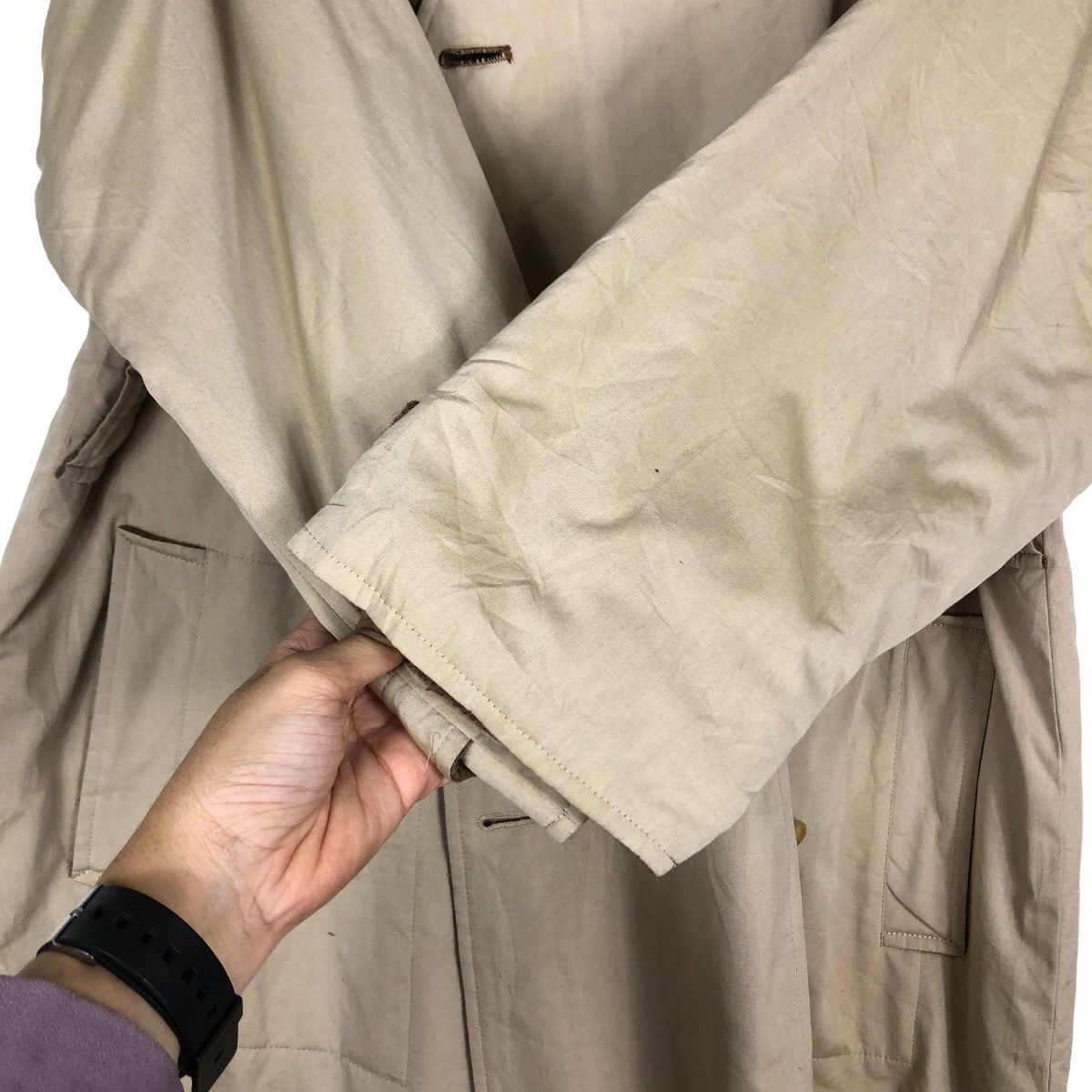 Japanese Brand 🔥Vtg Long Jacket Asymmetrical Button Inspire Kapital 45RPM Size US M / EU 48-50 / 2 - 16 Thumbnail