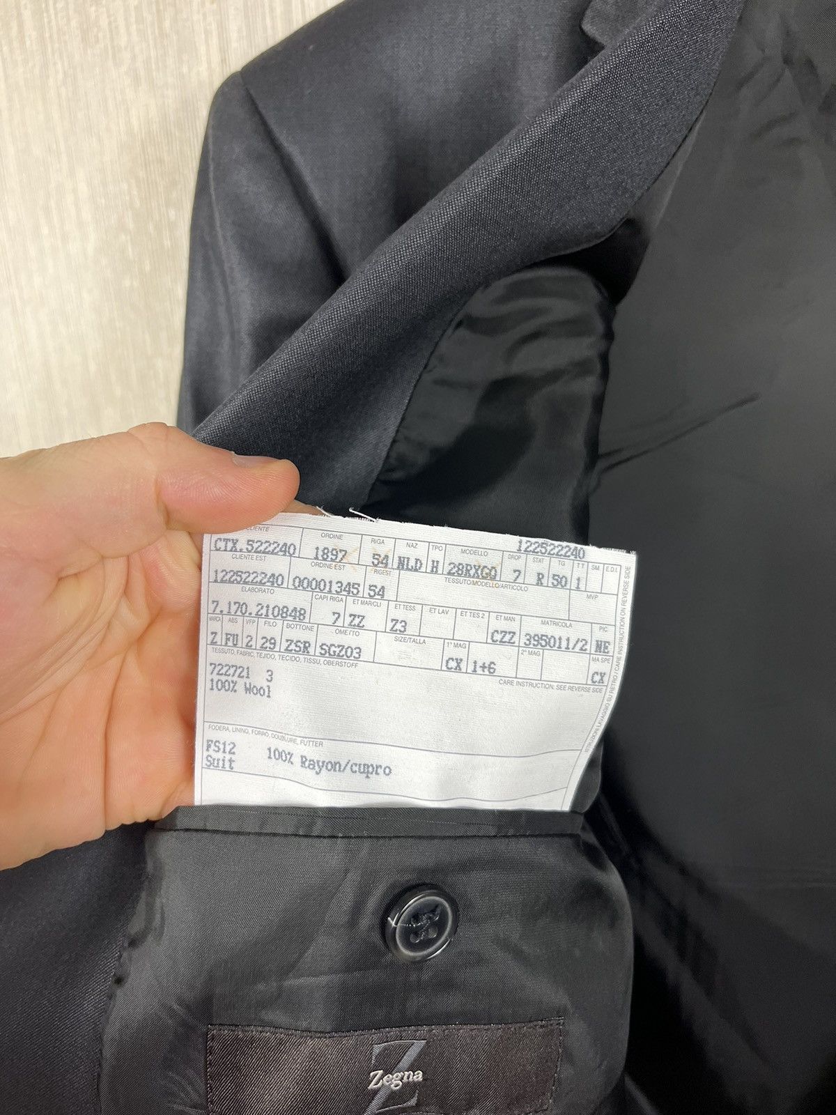 Ermenegildo Zegna × Z Zegna Ermenegildo Z Zegna wool blazer jacket shiny calico fabric Size 50R - 18 Thumbnail