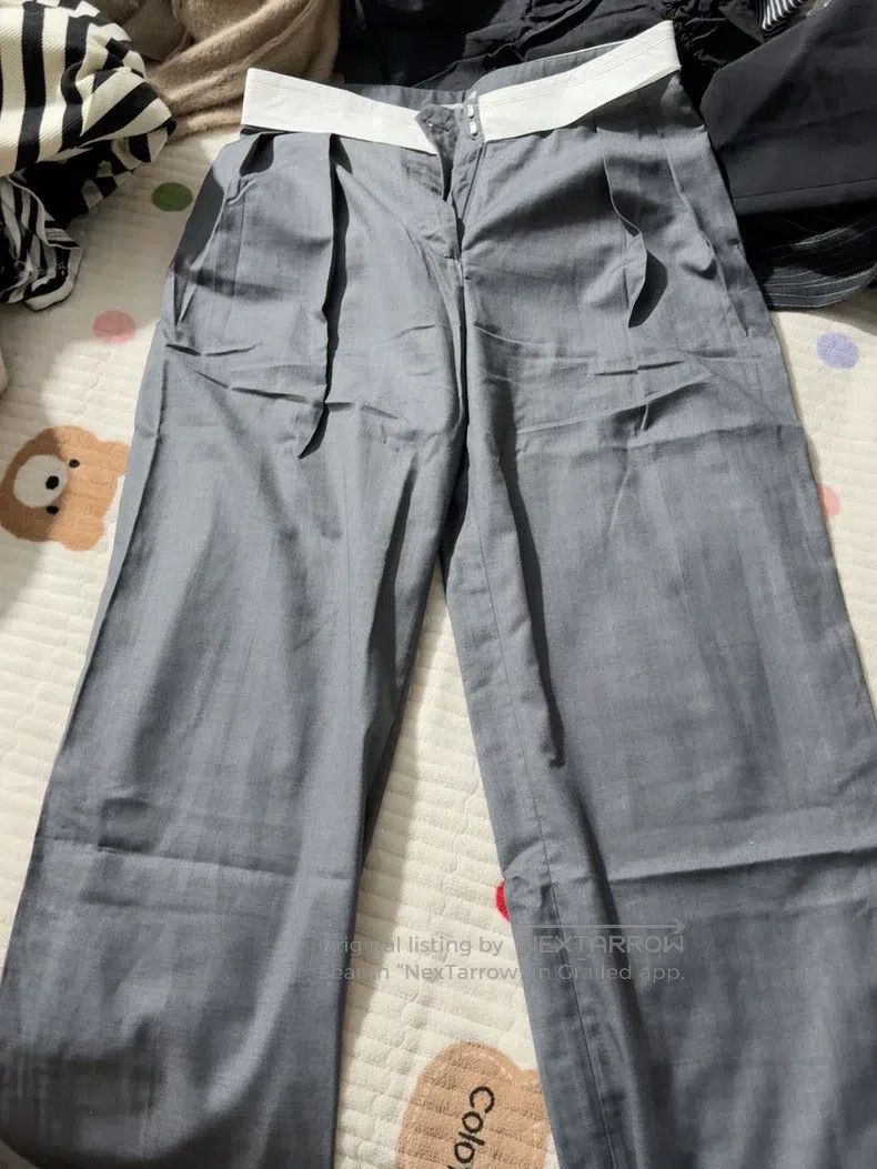 The Row The Row size 6 Grey straight-leg trousers Size 27" / US 4 / IT 40 - 1 Thumbnail