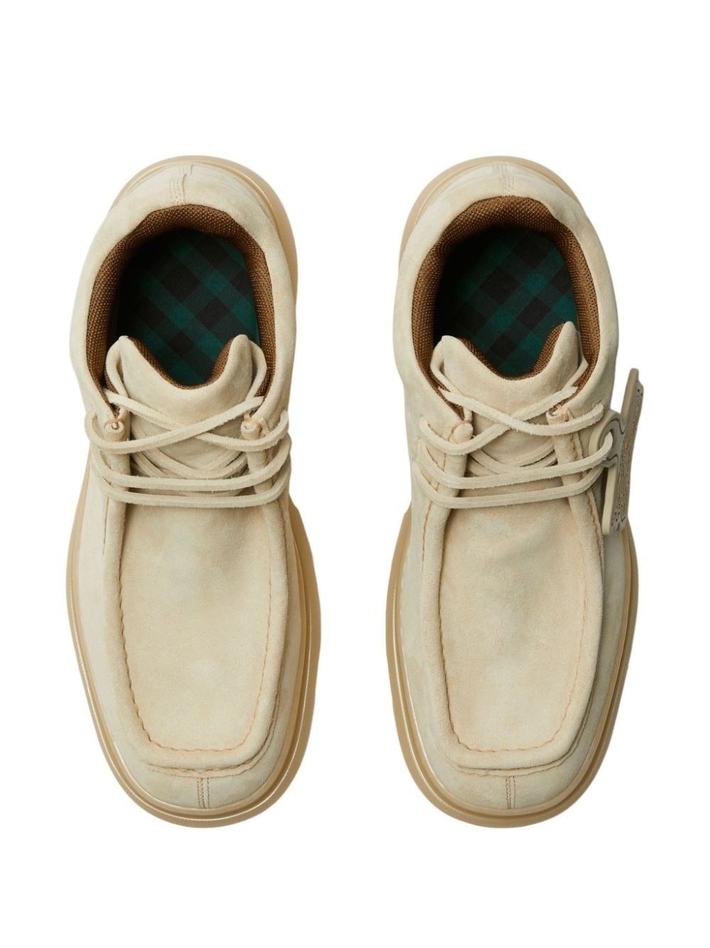 Burberry o1w1db10125 Suede Creeper Mid Shoes in Beige Size US 12.5 / EU 45-46 - 4 Thumbnail