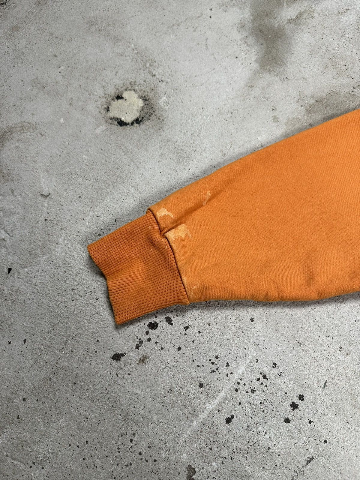 Diesel × Vintage Vintage Diesel Big Logo Reworked Boxy Orange Hoodie Size US L / EU 52-54 / 3 - 16 Thumbnail