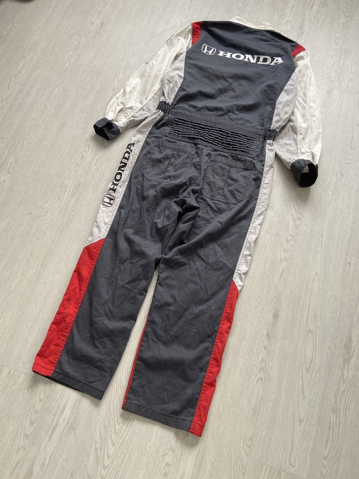 Honda × Sports Specialties Vintage 1990’s Honda Racing Service Man Coverall Size US 34 / EU 50 - 11 Thumbnail
