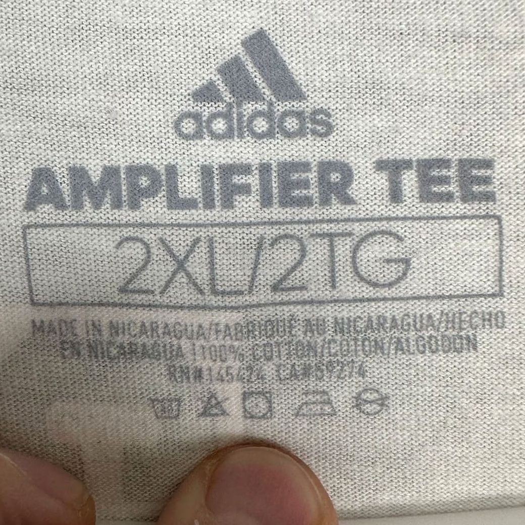 Adidas Rutgers Scarlett Knights Shirt Adult 2XL White Adidas T-Shirt Mens Amplifier Tee Shirt Crew Neck Short Sleeve Size US XXL / EU 58 / 5 - 4 Thumbnail