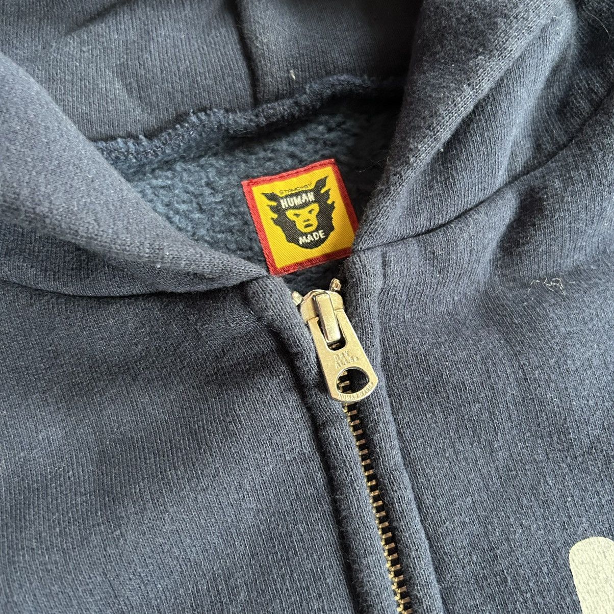 Human Made 2018 NAVY BLUE HM DRY ALLS ZiP UP HOODiE SWEATSHiRT iNDiGO Size US XXL / EU 58 / 5 - 7 Thumbnail
