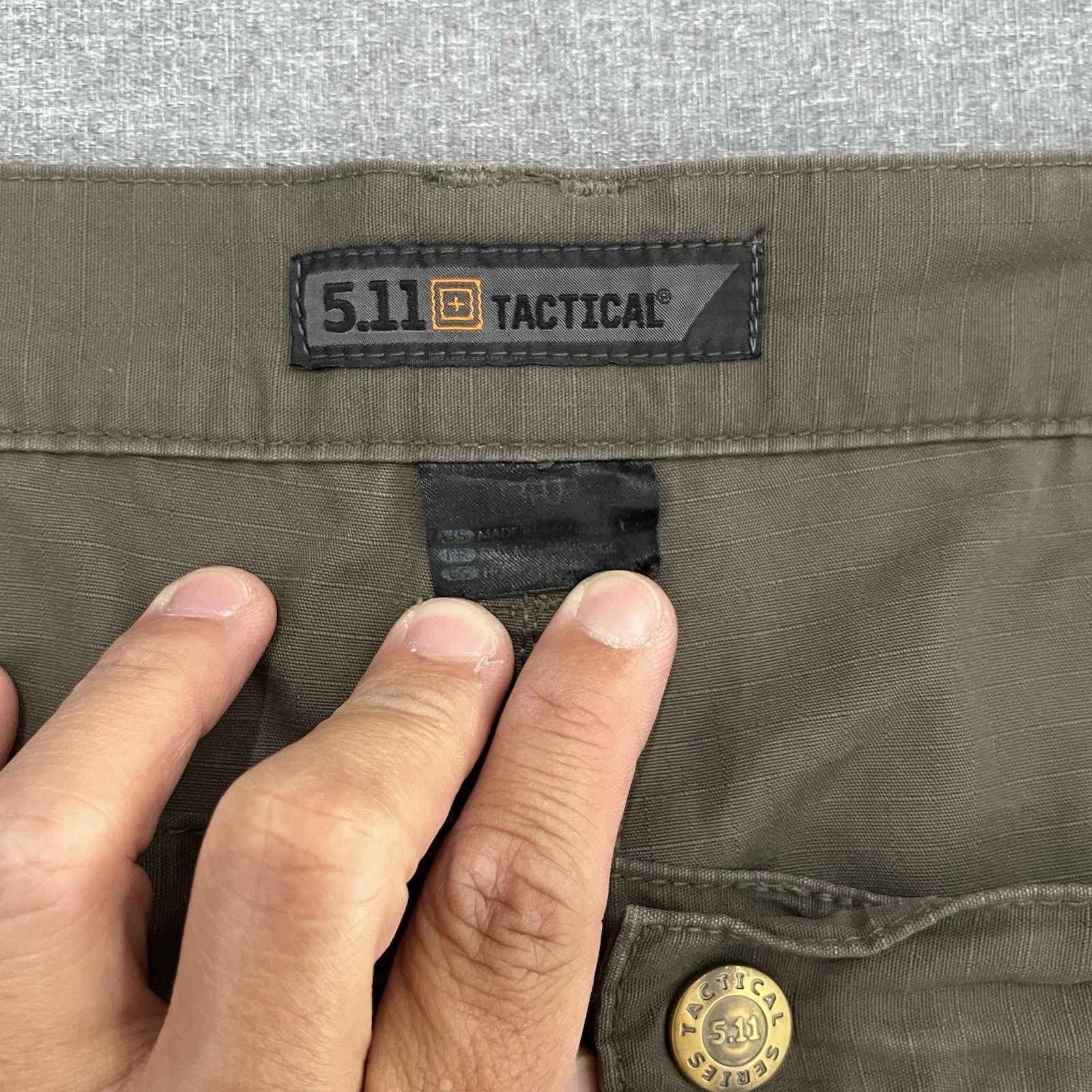 5.11 5.11 Tactical Cargo Shorts Men's 40 Olive Green Size US 36 / EU 52 - 5 Thumbnail