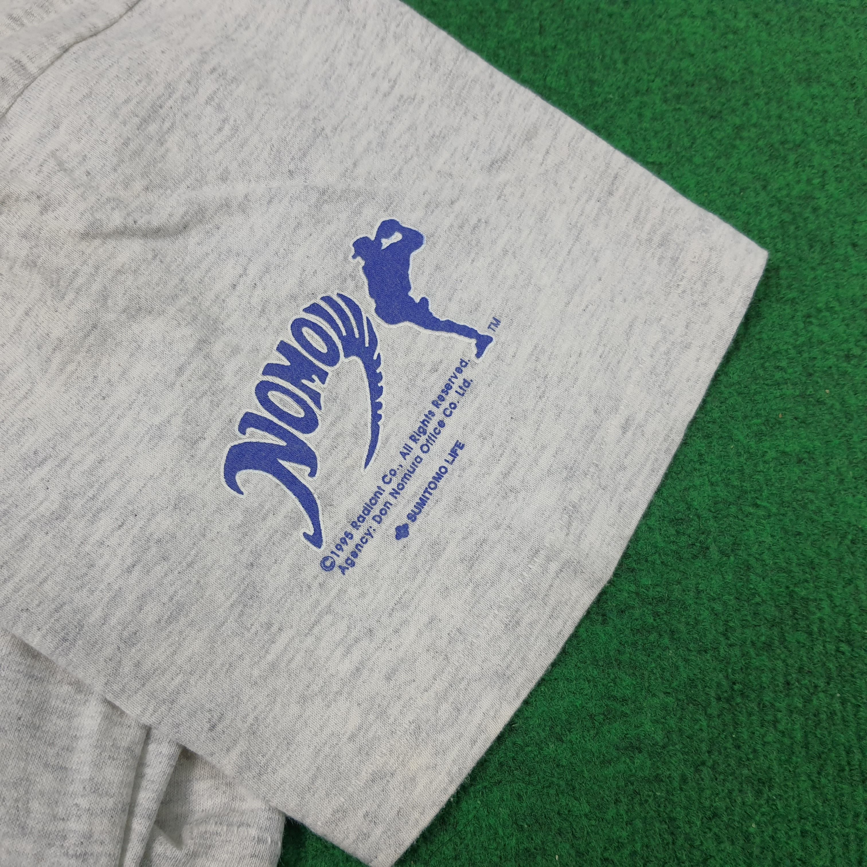 MLB × Vintage Vintage MLB 90s L.A Dodgers Hideo Nomo Pro Player Tshirt Size US L / EU 52-54 / 3 - 8 Thumbnail