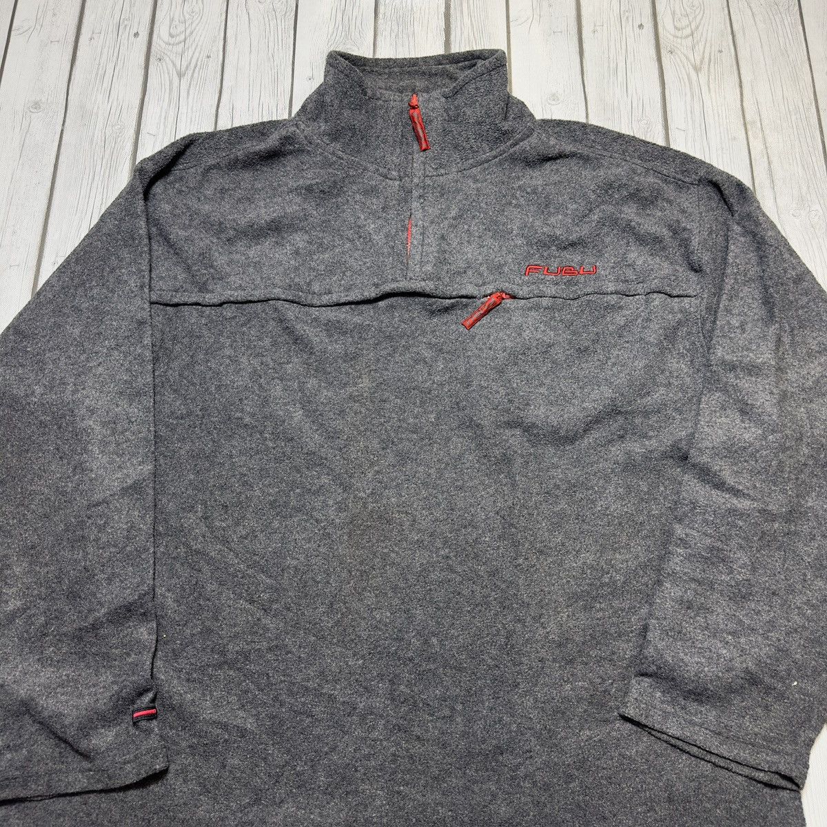 Fubu × Vintage Vintage FUBU fleece sweatshirt Size US XXL / EU 58 / 5 - 3 Thumbnail