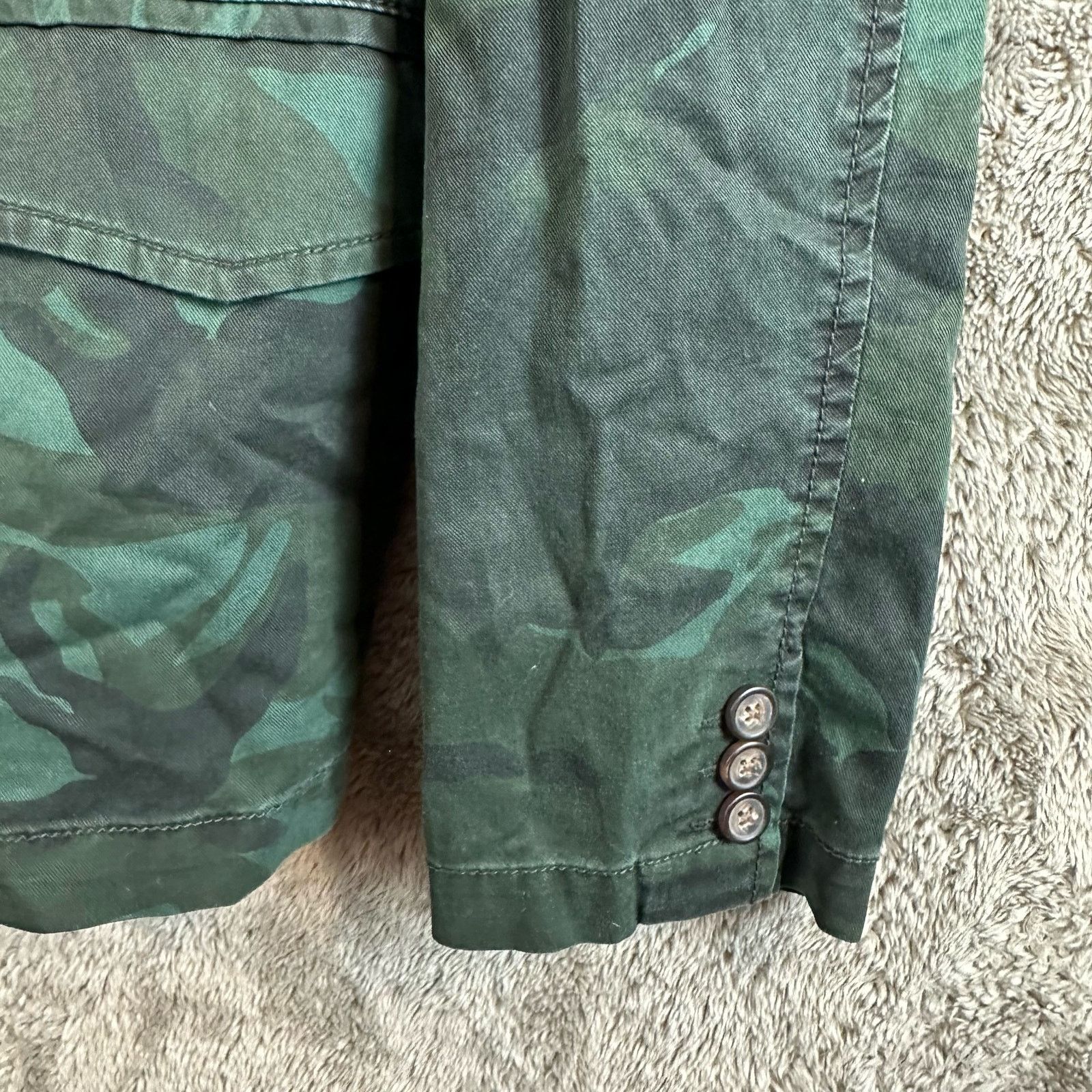 Brooklyn Industries Brooklyn Industries Green Camo Blazer Jacket L Large Cotton Size US L / EU 52-54 / 3 - 6 Thumbnail