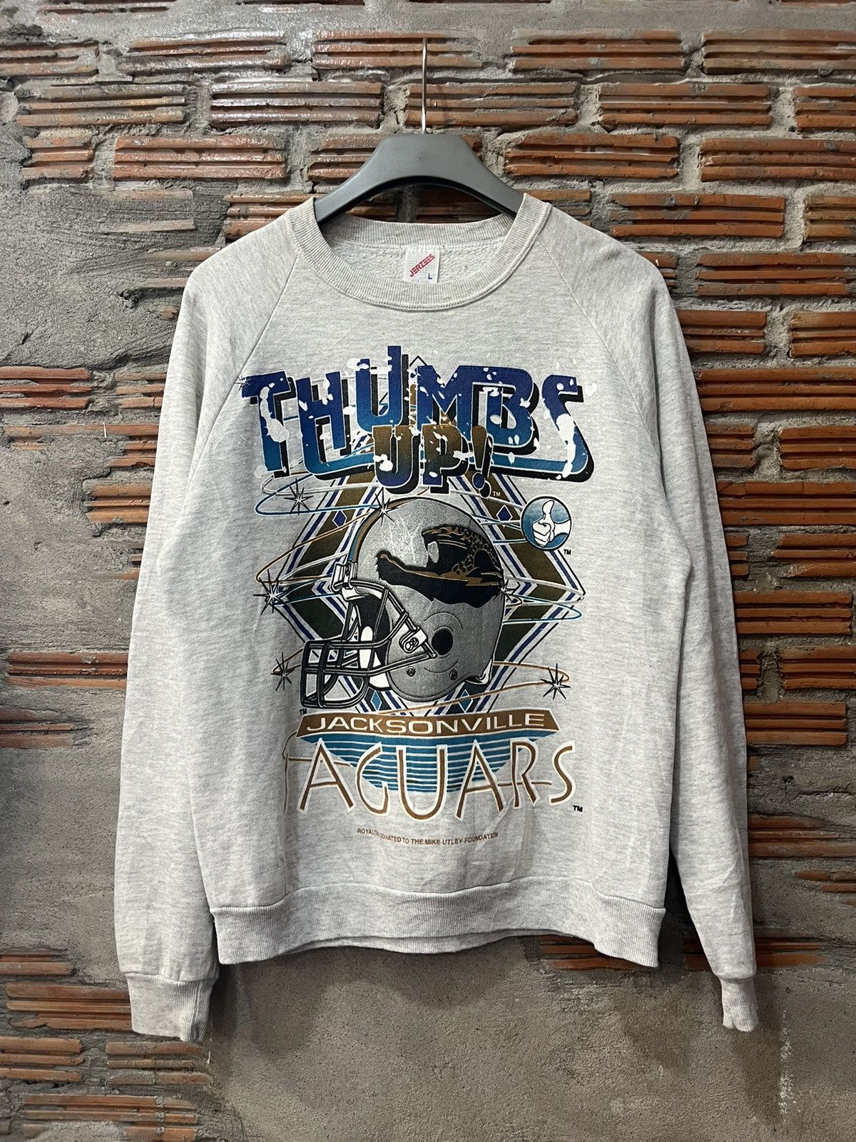 NFL Vintage NFL JAGUARS Thumbs Up! Team 80’s Sweater shirt Size US L / EU 52-54 / 3 - 2 Thumbnail