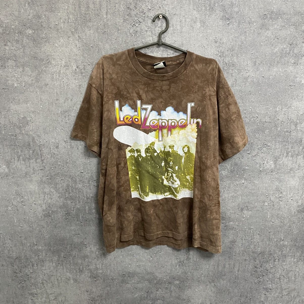 Led Zeppelin Vintage Led Zeppelin T Shirt Liquid Blue Vintage Band Tees Size US L / EU 52-54 / 3 - 1 Thumbnail
