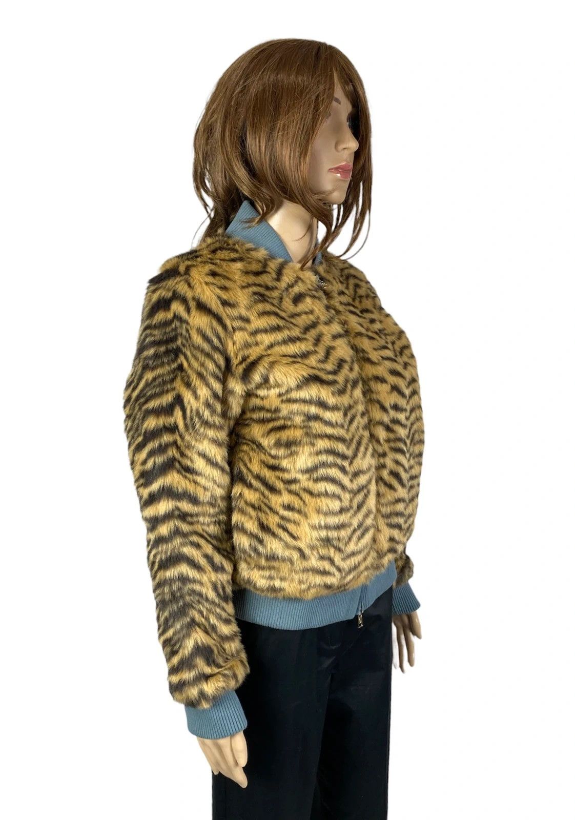 Stella McCartney Stella McCartney Faux Fur Bomber Animal Print Size S / US 4 / IT 40 - 2 Thumbnail