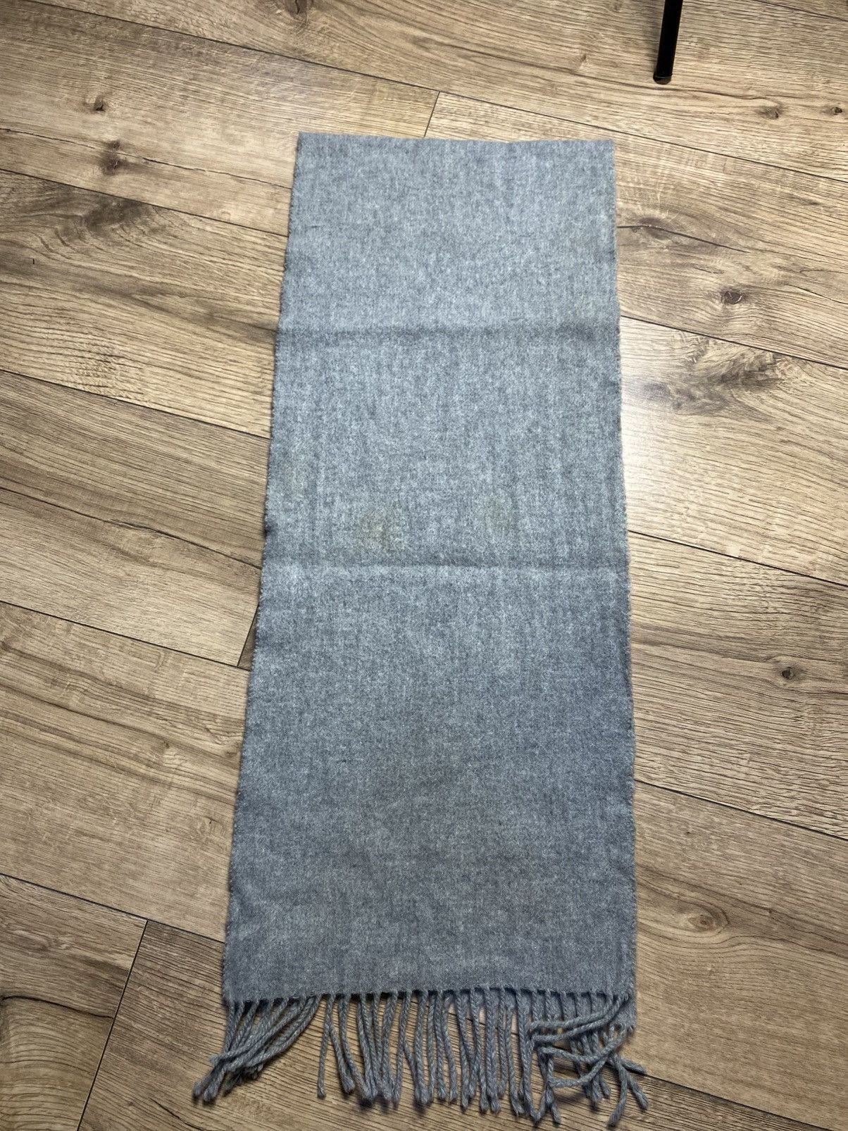 Vivienne Westwood Vivienne Westwood Gray Wool Embroidered Logo Scarf Muffler Size ONE SIZE - 2 Thumbnail
