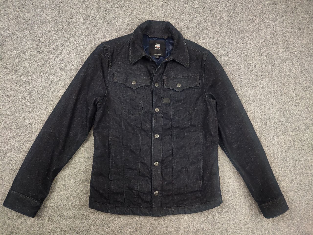 G-Star G Star Raw 3301 Lining Overshirt Blue Denim Vintage Jacket Size US S / EU 44-46 / 1 - 4 Thumbnail