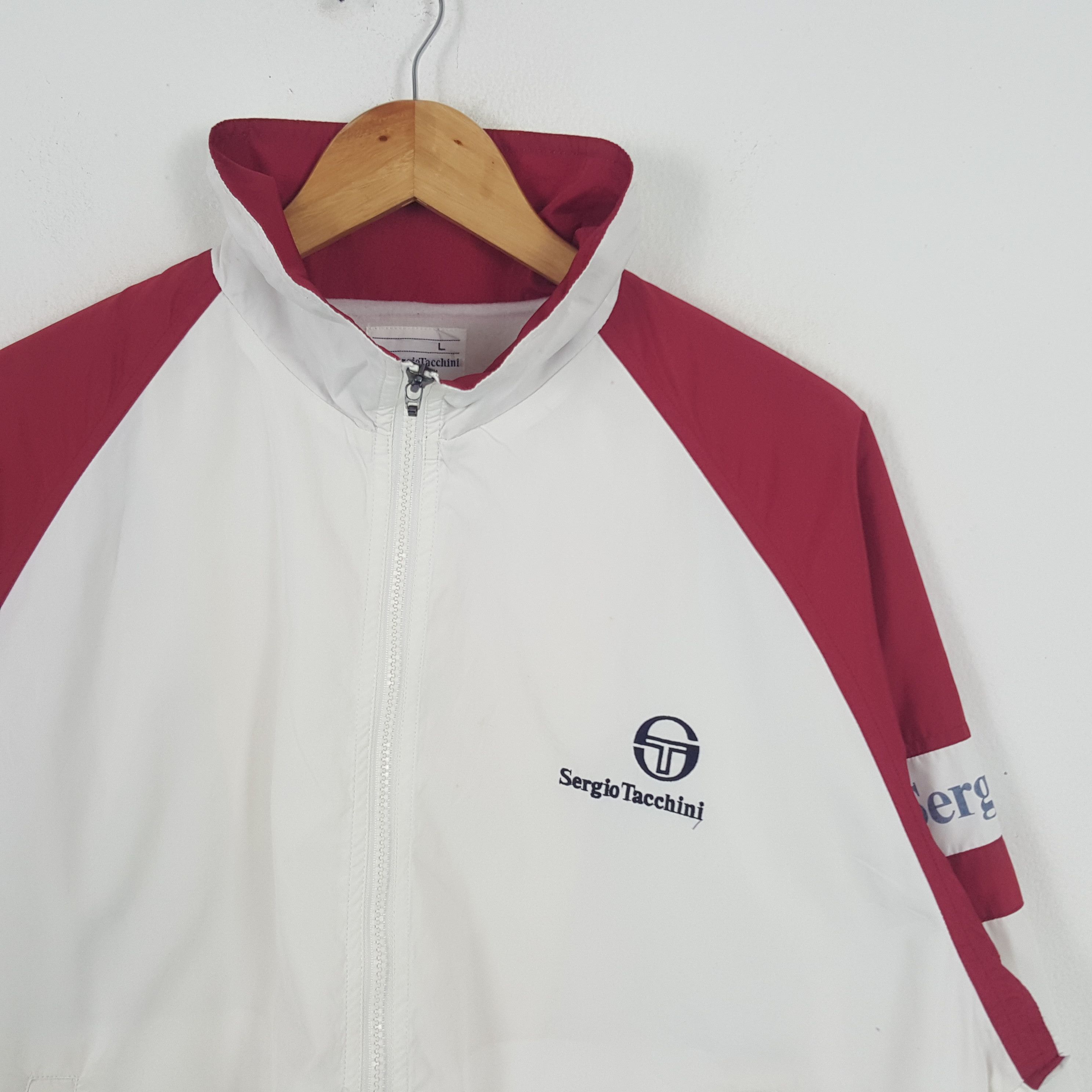 Japanese Brand × Sergio Tacchini Vintage Sergio Tacchini Sport Tennis Windbreaker Jacket Size US XL / EU 56 / 4 - 2 Thumbnail