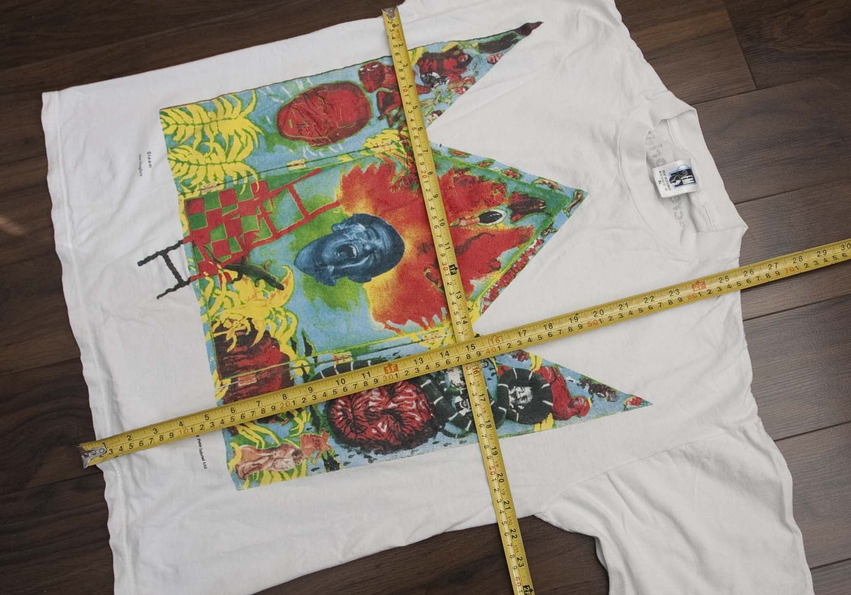 Vintage Vintage 1992 Peter Gabriel Secret World US T Shirt Size L Size US L / EU 52-54 / 3 - 6 Thumbnail