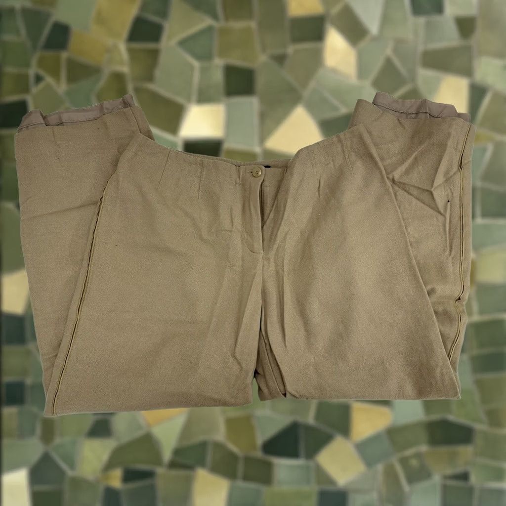 Vintage Vintage Harve Benard Pants Womens Size 14 Brown Wool Blend Dress Size 36" / US 14 / IT 50 - 1 Thumbnail
