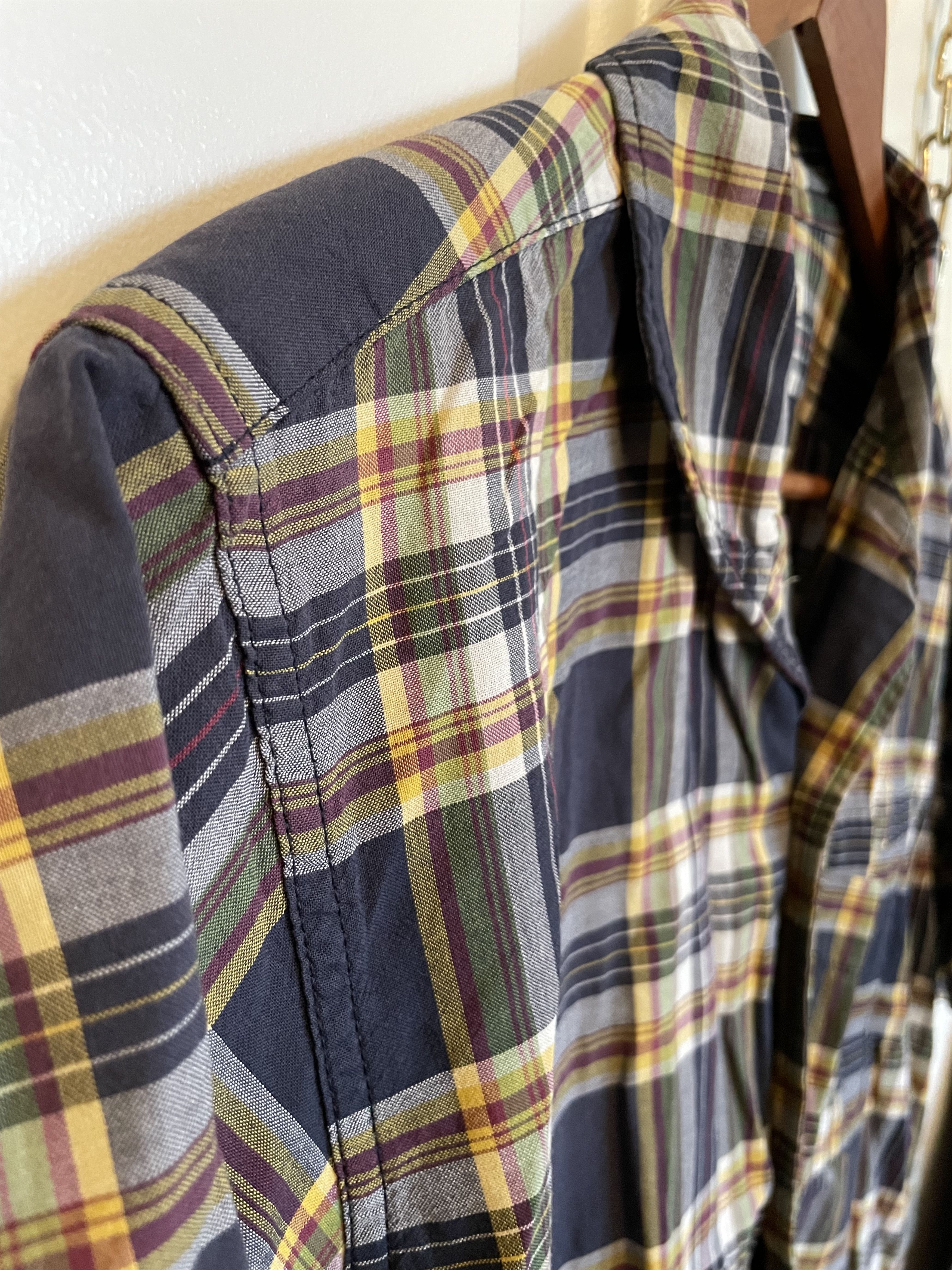 Engineered Garments Madras Short Sleeve Shirt Size US S / EU 44-46 / 1 - 3 Thumbnail