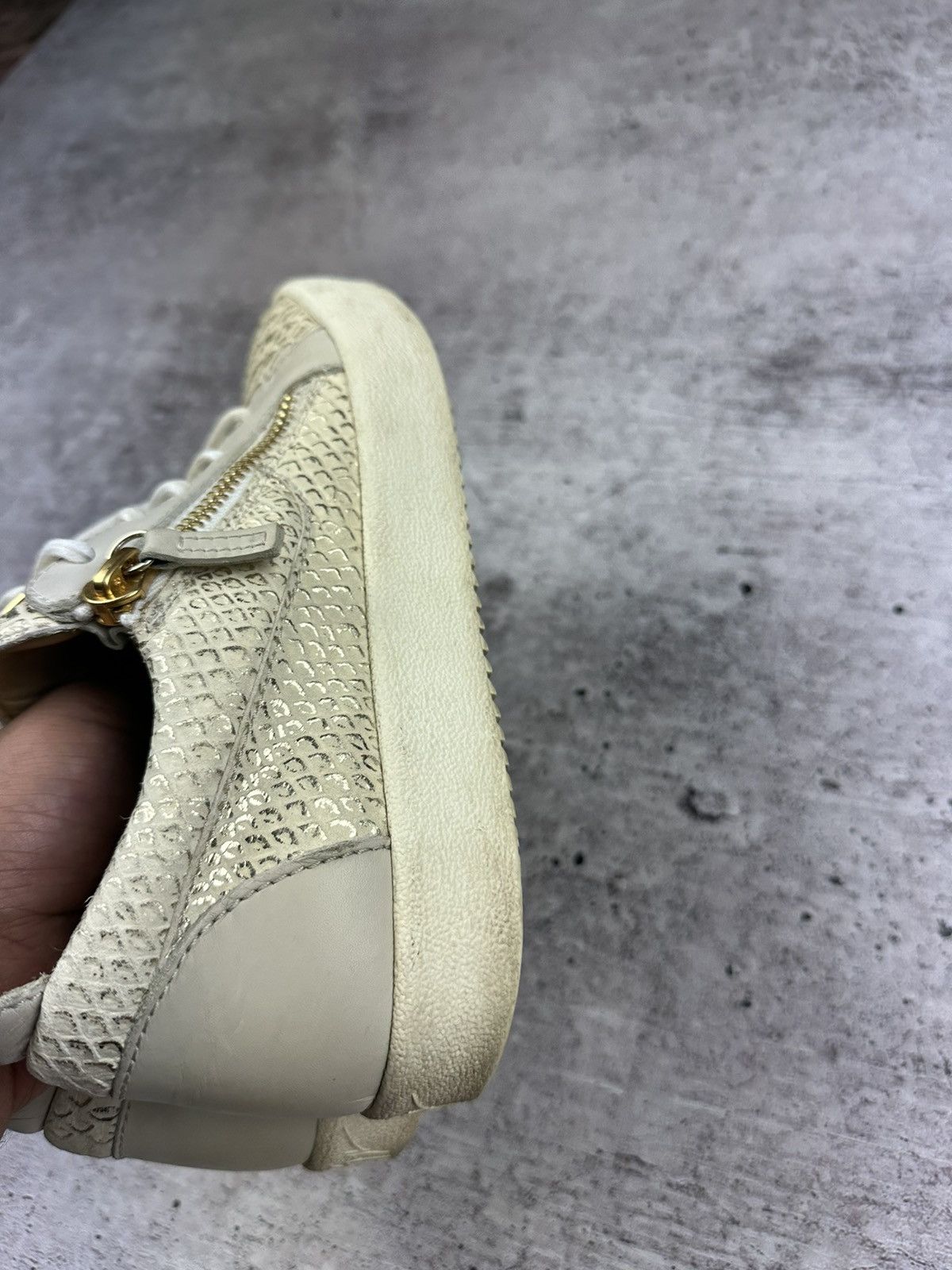 Giuseppe Zanotti Women's Giuseppe Zanotti Leather Sneakers Size US 7.5 / IT 37.5 - 14 Thumbnail