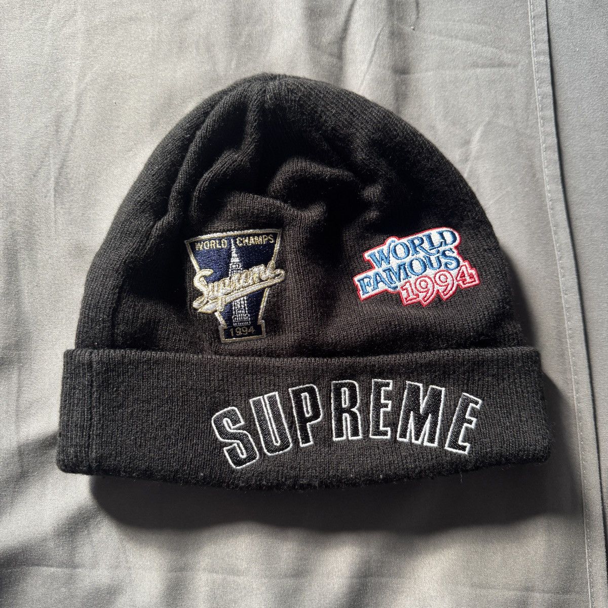 Supreme New Era Championship Beanie | Grailed